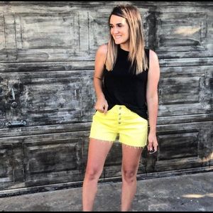 Yellow Jean Shorts!💛